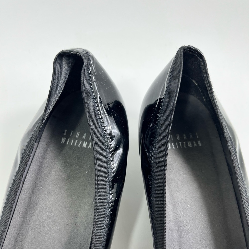 Stuart Weitzman Patent Leather Wedge Shoes - Picture 5 of 12